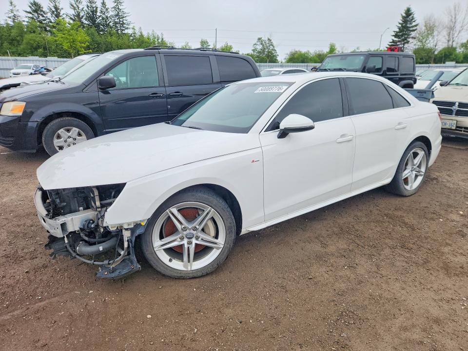 AUDI A4 2020 with VIN WAUENAF45LA059421 - Photo from auction