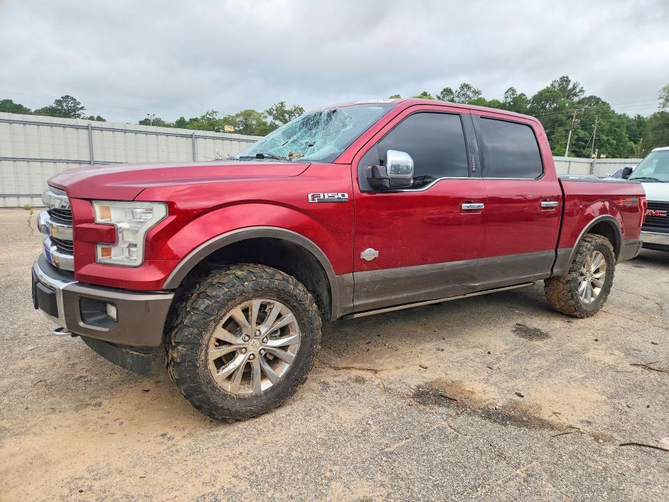 FORD F150 2017 with VIN 1FTEW1EF7HFB62076 - Photo from auction