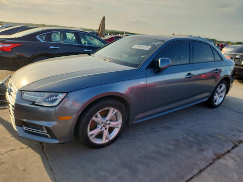 AUDI A4 2018 with VIN WAUDNAF46JA022922 - Photo from auction