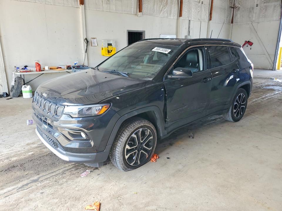 JEEP COMPASS 2022 with VIN 3C4NJDCB8NT193080 - Photo from auction