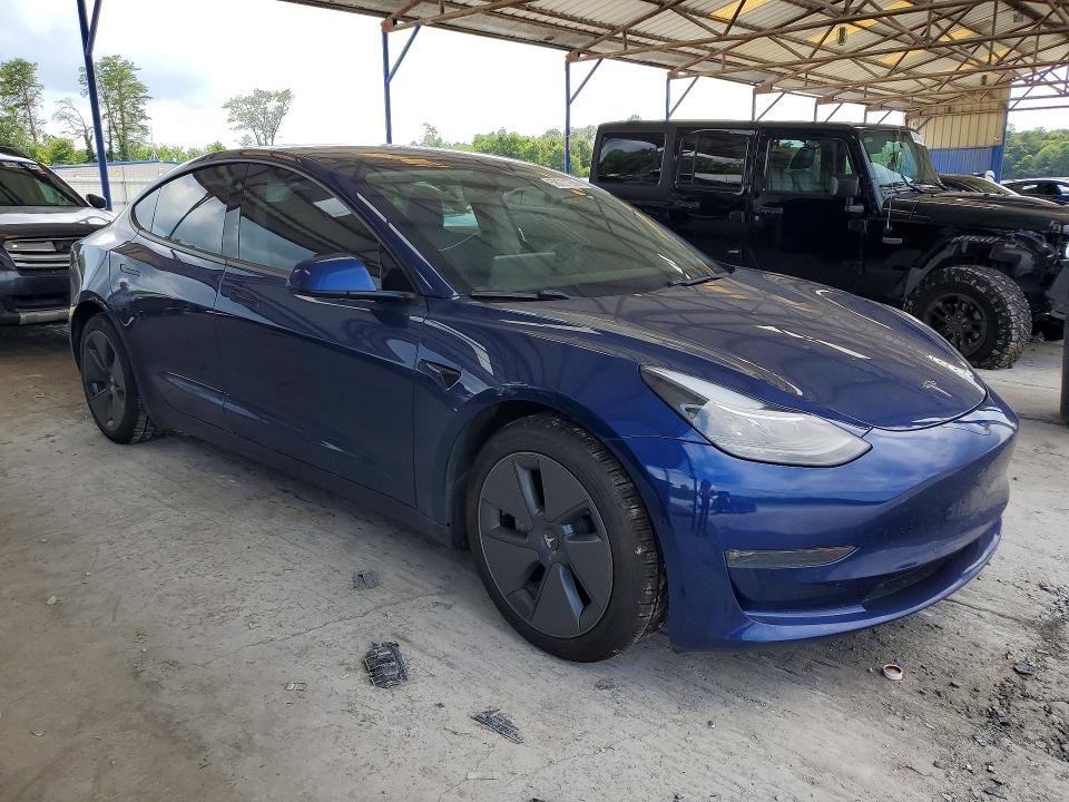 Photo 4 from auction – 2021 TESLA MODEL 3 with VIN 5YJ3E1EB5MF062449