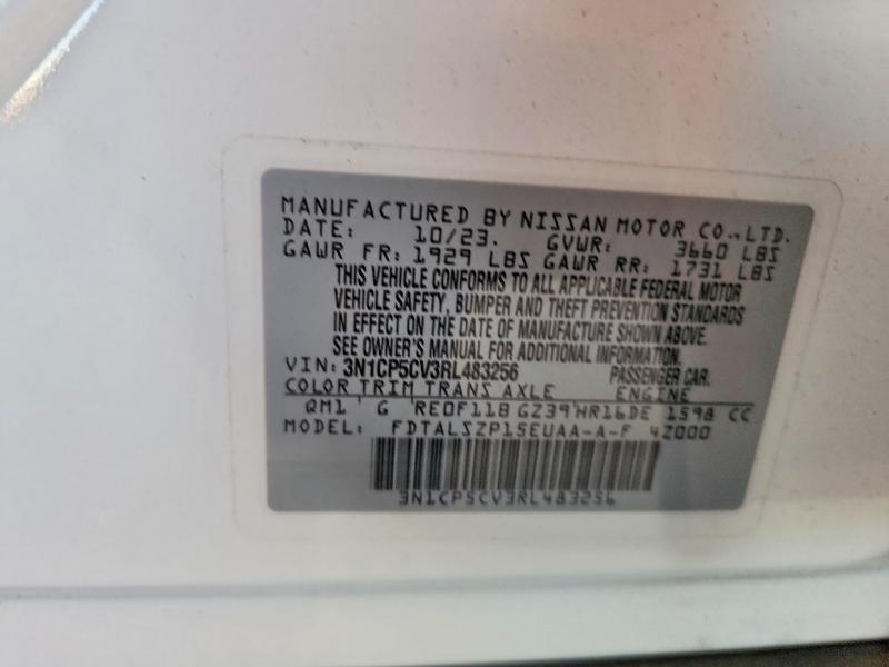 Photo 14 from auction – 2024 NISSAN KICKS with VIN 3N1CP5CV3RL483256