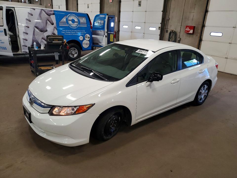 HONDA CIVIC 2012 with VIN JHMFB4F38CS006908 - Photo from auction