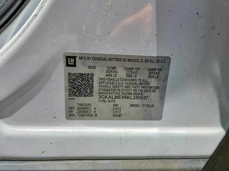 Photo 14 from auction – 2019 GMC TERRAIN with VIN 3GKALMEV5KL105537