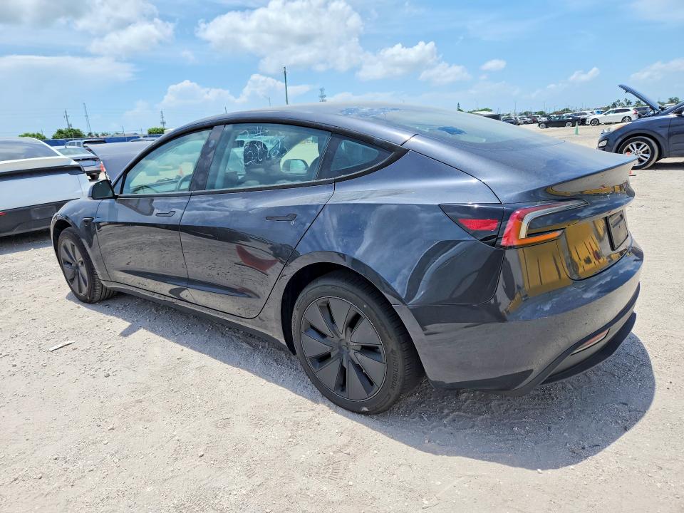 Photo 2 from auction – 2025 TESLA MODEL 3 with VIN 5YJ3E1EA4SF970881