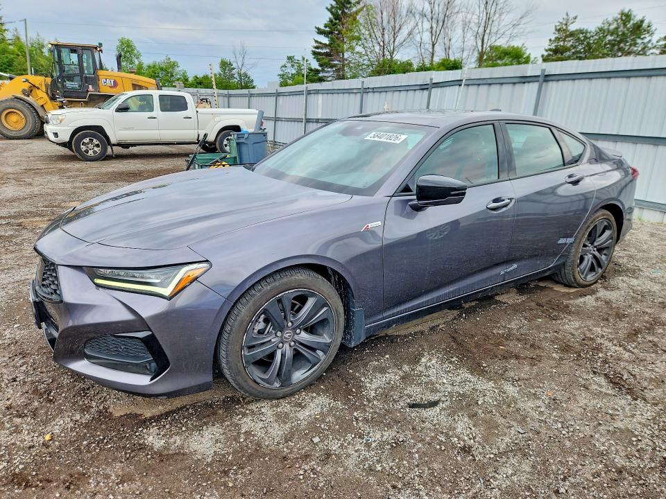 ACURA TLX 2022 with VIN 19UUB6F58NA800307 - Photo from auction