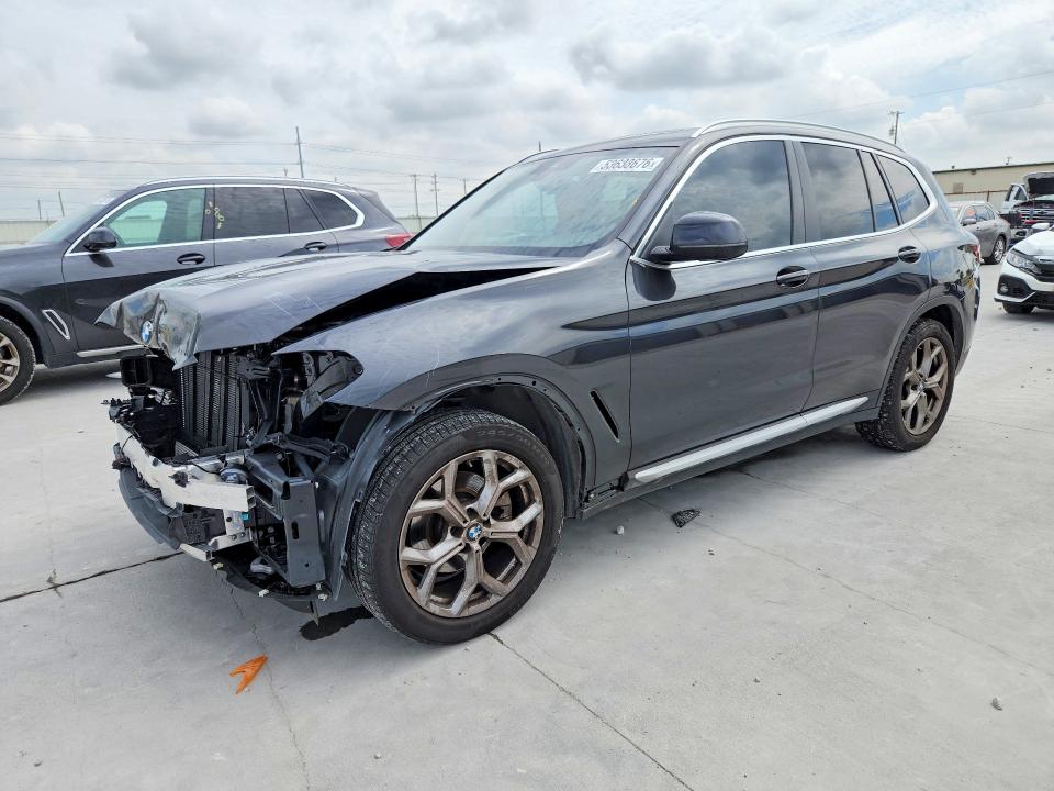 BMW X3 2023 with VIN 5UX43DP09P9N89530 - Photo from auction