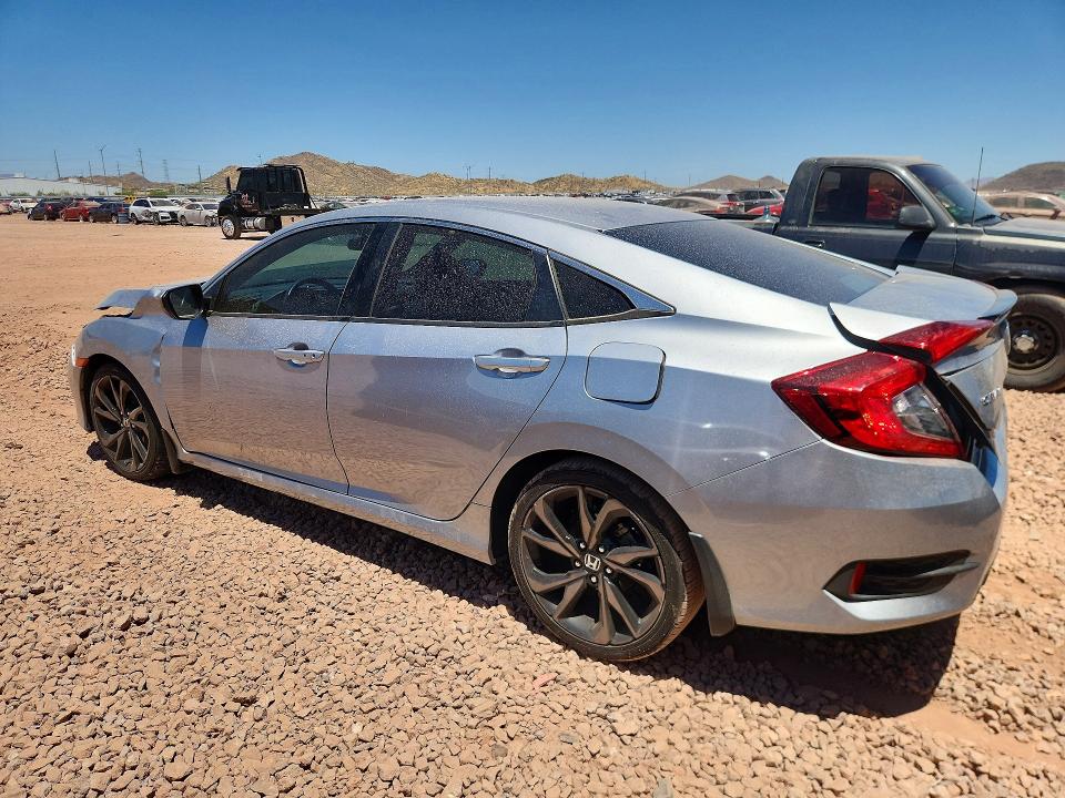 Photo 2 from auction – 2020 HONDA CIVIC with VIN 19XFC2F85LE000761