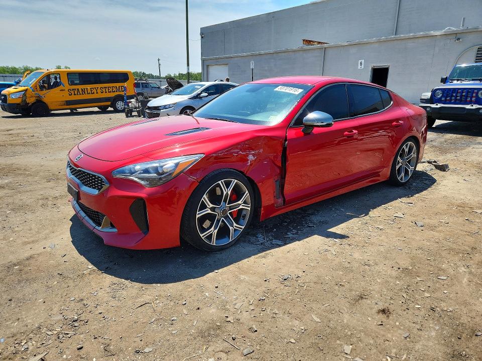 KIA STINGER 2019 with VIN KNAE35LCXK6067931 - Photo from auction