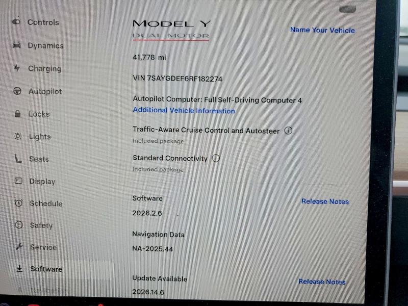 Photo 9 from auction – 2024 TESLA MODEL Y with VIN 7SAYGDEF6RF182274