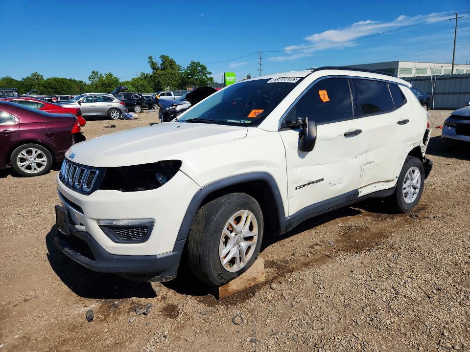 JEEP COMPASS 2020 with VIN 3C4NJCAB1LT169262 - Photo from auction