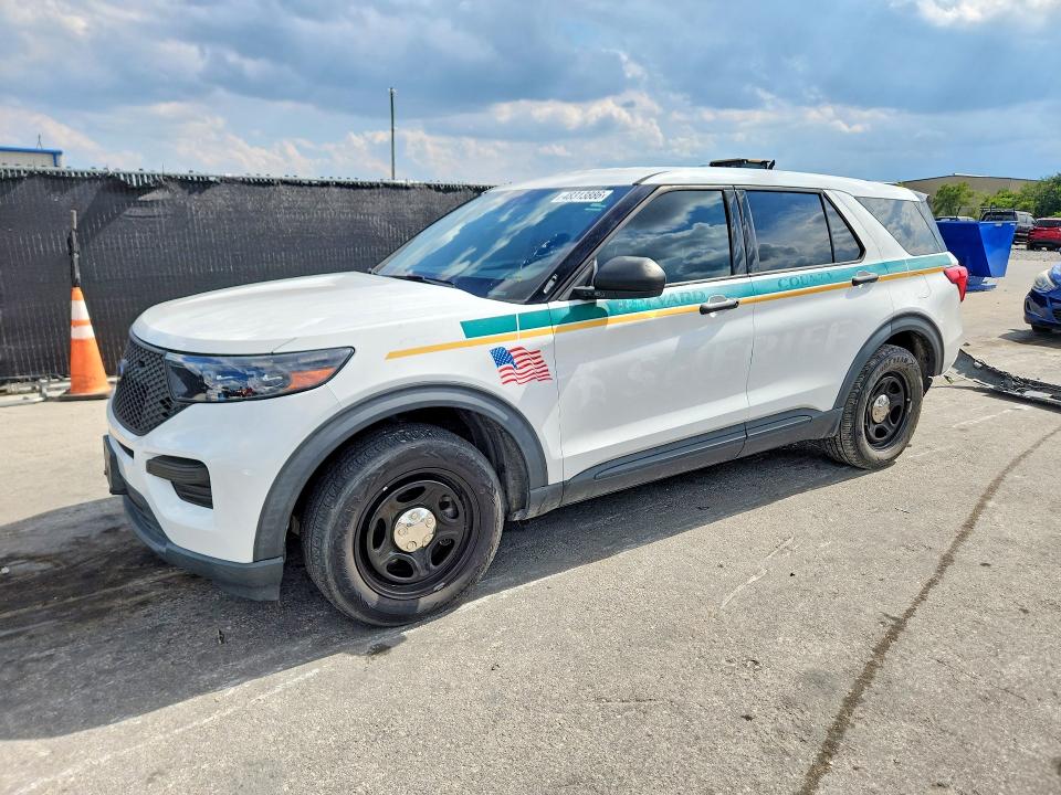 FORD EXPLORER 2021 with VIN 1FM5K8AB0MGB53422 - Photo from auction
