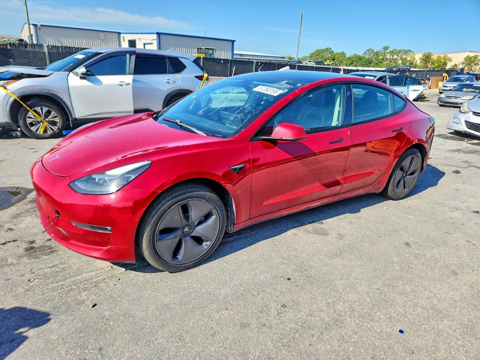 TESLA MODEL 3 2021 with VIN 5YJ3E1EBXMF902886 - Photo from auction