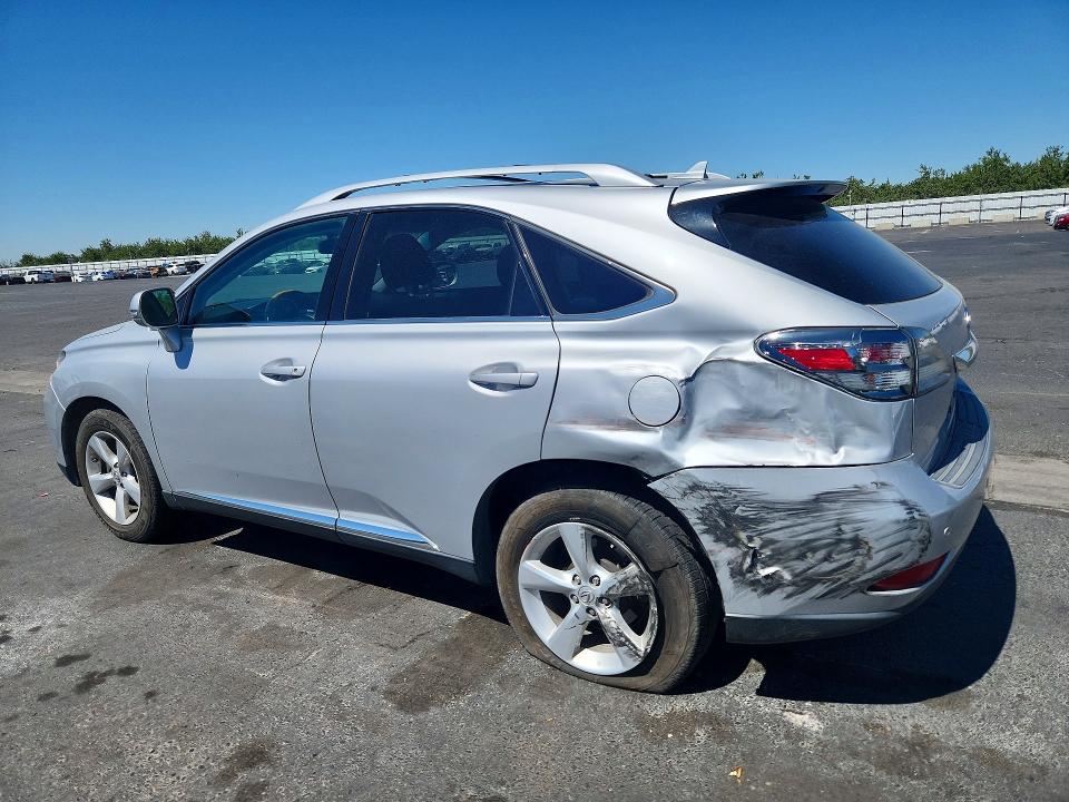 Photo 2 from auction – 2012 LEXUS RX with VIN 2T2BK1BA2CC151779