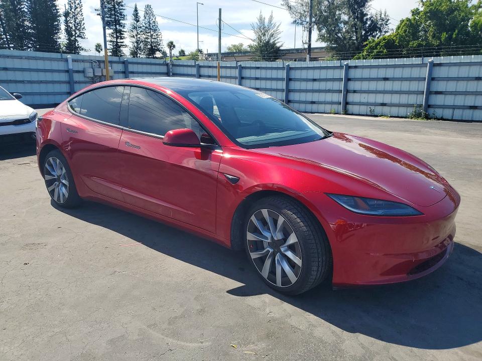 Photo 4 from auction – 2025 TESLA MODEL 3 with VIN 5YJ3E1EB4SF951871