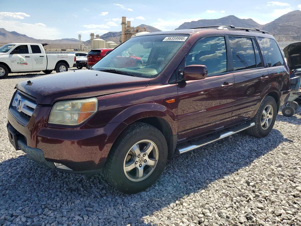 HONDA PILOT 2007 with VIN 5FNYF28577B040049 - Photo from auction