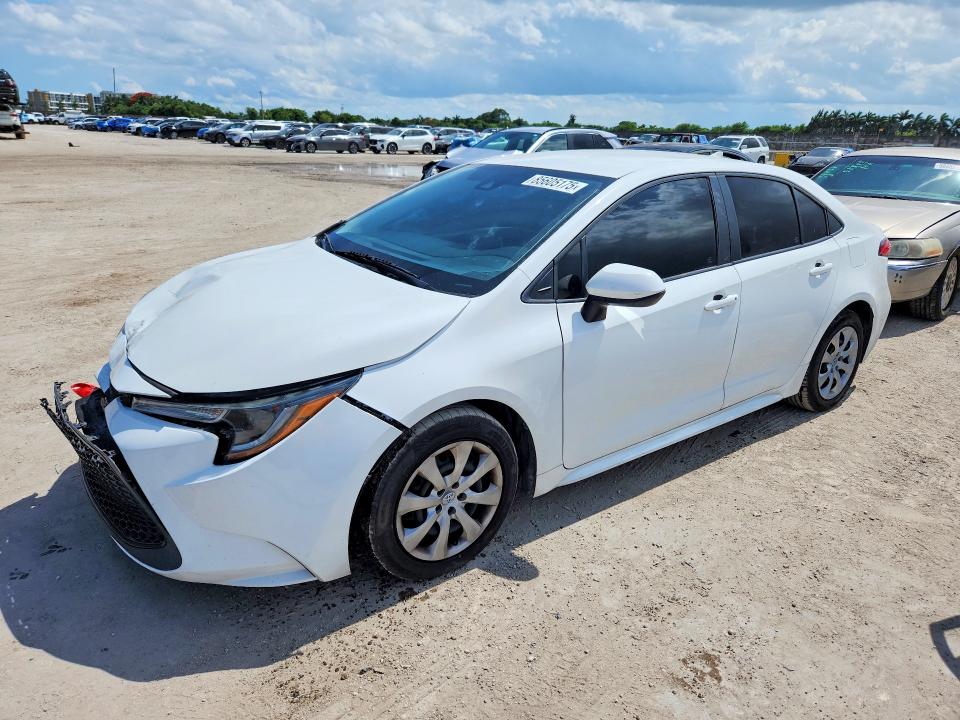 TOYOTA COROLLA 2021 with VIN 5YFEPMAE5MP202802 - Photo from auction