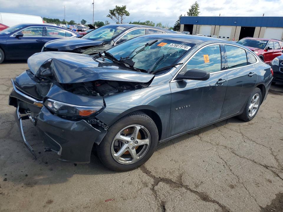 CHEVROLET MALIBU 2018 with VIN 1G1ZC5ST7JF155221 - Photo from auction