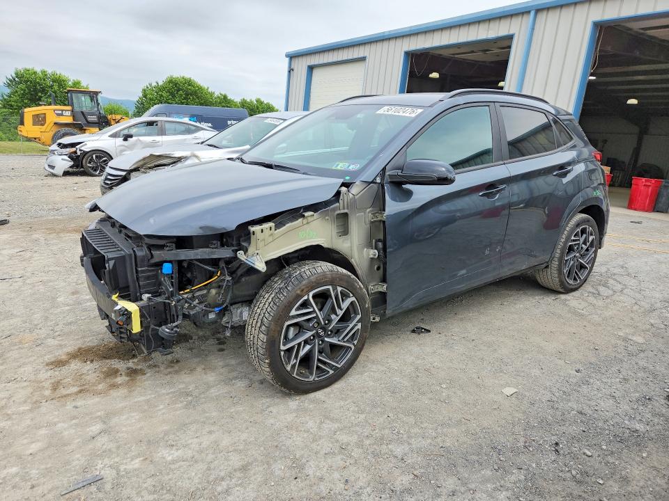 HYUNDAI KONA 2022 with VIN KM8K3CA30NU859613 - Photo from auction