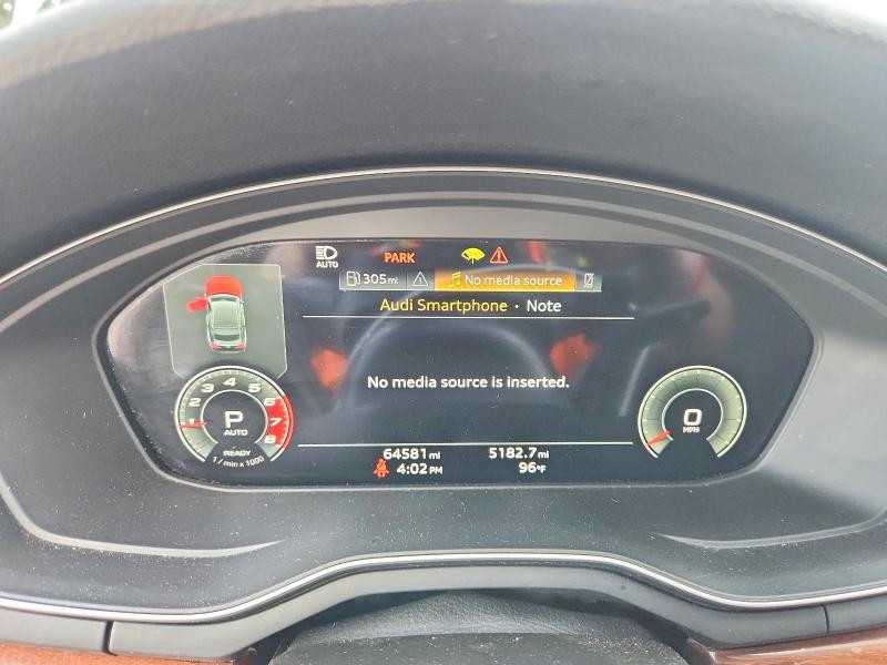Photo 9 from auction – 2021 AUDI A5 with VIN WAUCBCF51MA062290