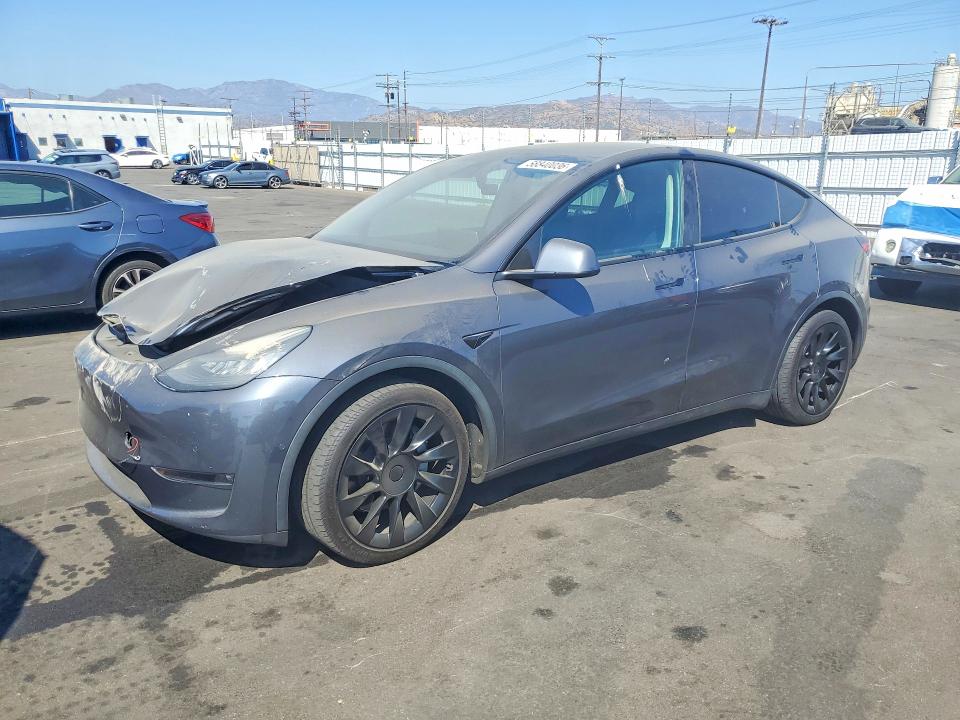 TESLA MODEL Y 2021 with VIN 5YJYGDEE0MF161286 - Photo from auction