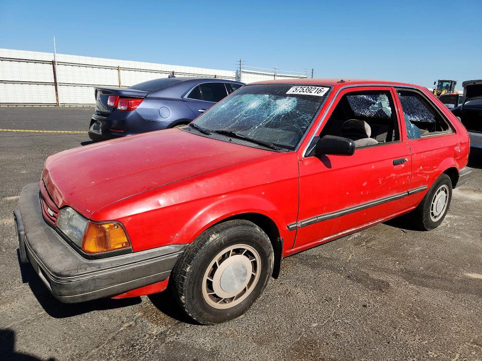MAZDA 323 1989 with VIN JM1BF232XK0333826 - Photo from auction
