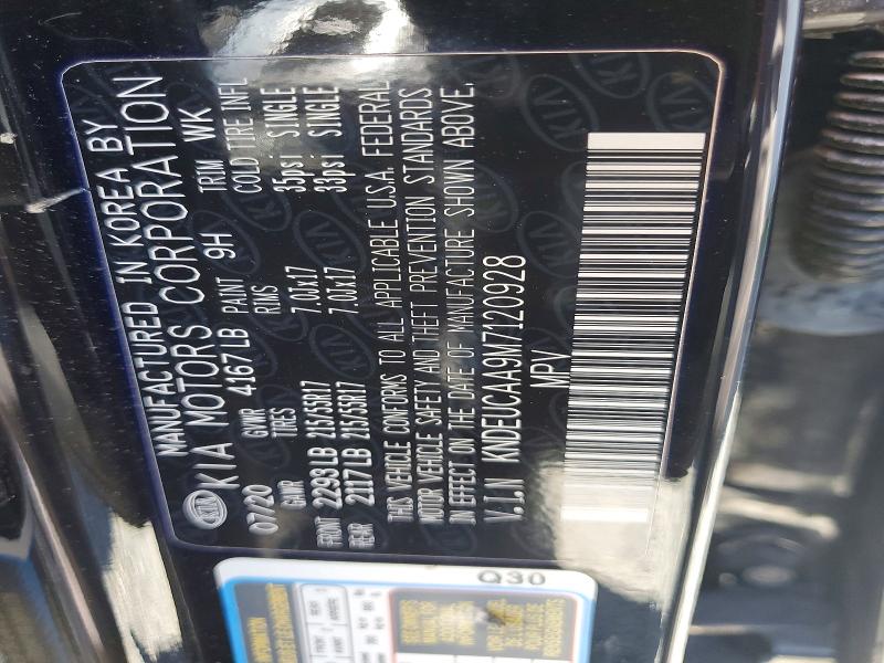 Photo 14 from auction – 2021 KIA SELTOS with VIN KNDEUCAA9M7120928