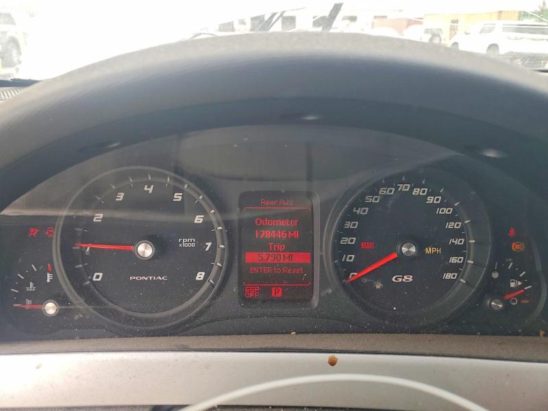 Photo 9 from auction – 2009 PONTIAC G8 with VIN 6G2ER57759L238456
