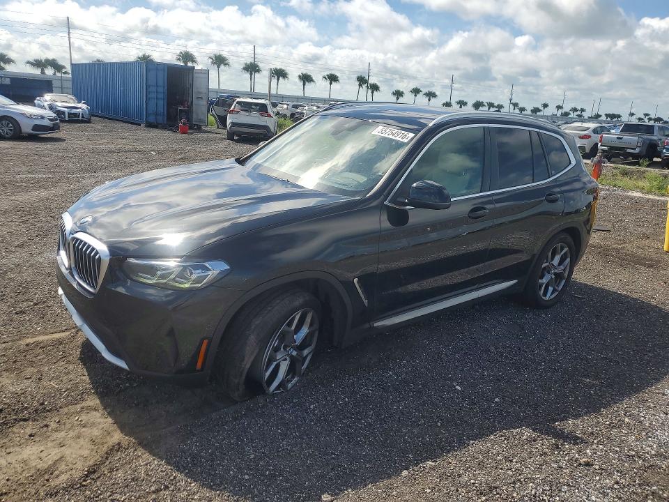 BMW X3 2024 with VIN 5UX53DP01R9V10889 - Photo from auction