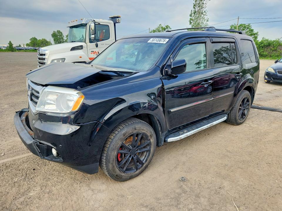 HONDA PILOT 2012 with VIN 5FNYF4H98CB505611 - Photo from auction