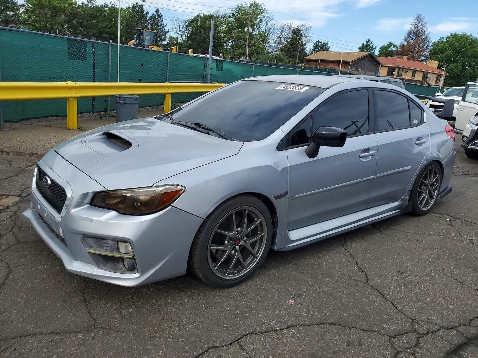SUBARU WRX 2015 with VIN JF1VA1A67F9805788 - Photo from auction