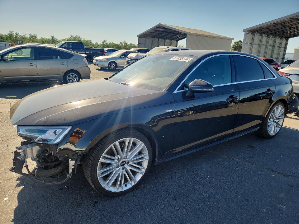 AUDI A4 2017 with VIN WAUENAF49HN025210 - Photo from auction