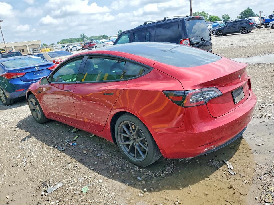 Photo 2 from auction – 2021 TESLA MODEL 3 with VIN 5YJ3E1EB6MF037253