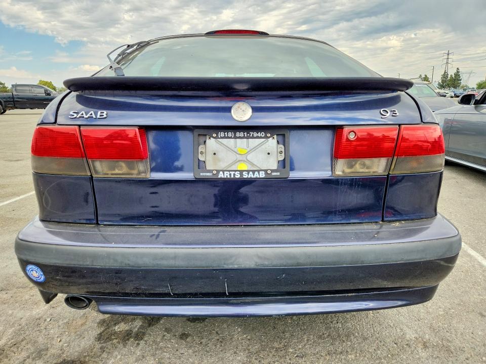 Photo 6 from auction – 1999 SAAB 9-3 with VIN YS3DD58NXX2050950