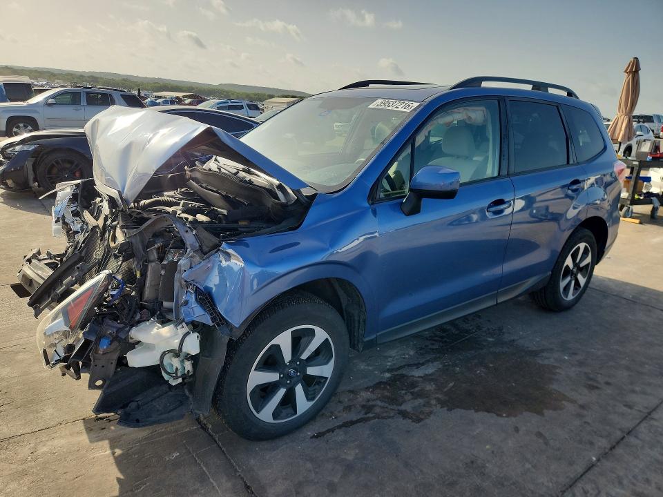 SUBARU FORESTER 2018 with VIN JF2SJAECXJH449561 - Photo from auction