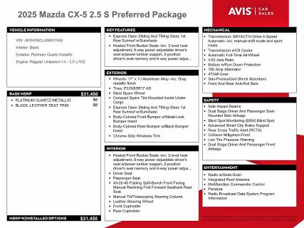 Foto 13 de la subasta – 2025 MAZDA CX-5 con VIN JM3KFBCL4S0617484