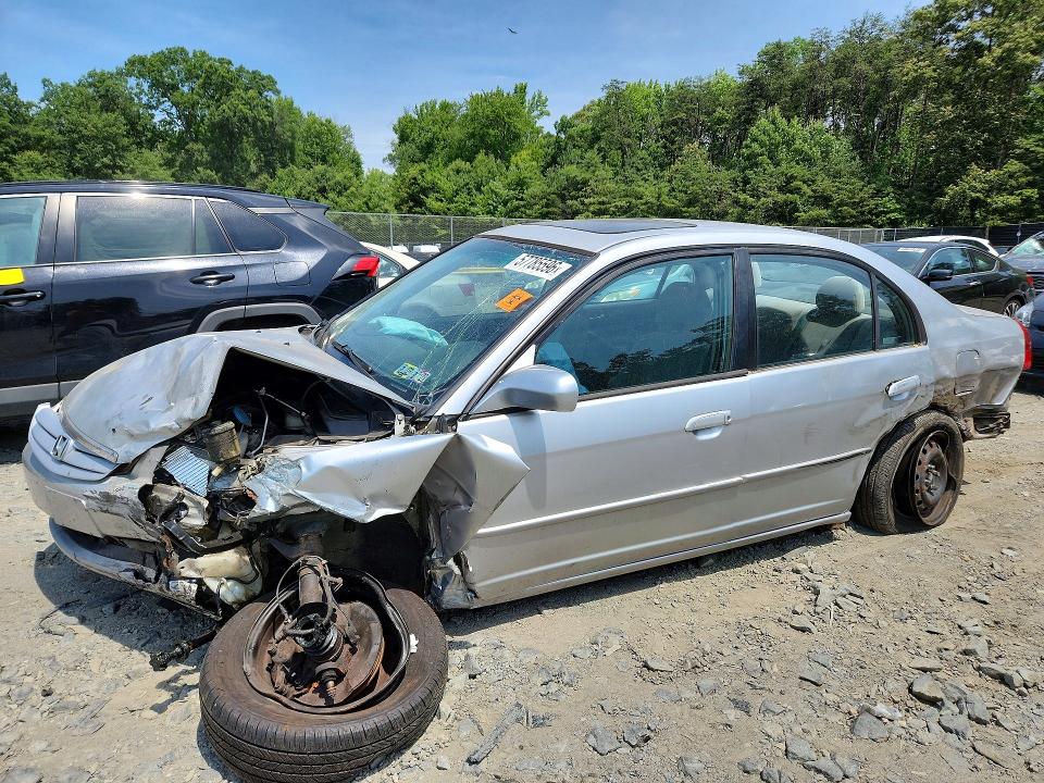 Photo 1 from auction – 2003 HONDA CIVIC with VIN 2HGES26843H586857