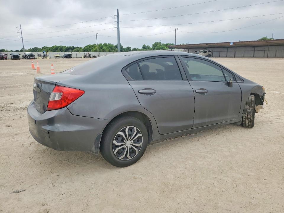 Photo 3 from auction – 2012 HONDA CIVIC with VIN 19XFB2E56CE053429