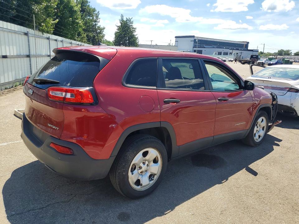 Photo 3 from auction – 2016 JEEP CHEROKEE with VIN 1C4PJLAB0GW264209