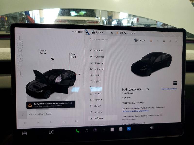 Photo 9 from auction – 2026 TESLA MODEL 3 with VIN 5YJ3E1EA1TF139727
