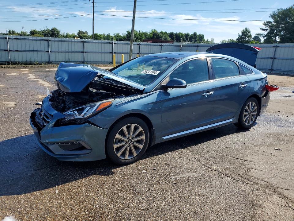 HYUNDAI SONATA 2017 with VIN 5NPE34AF5HH521088 - Photo from auction