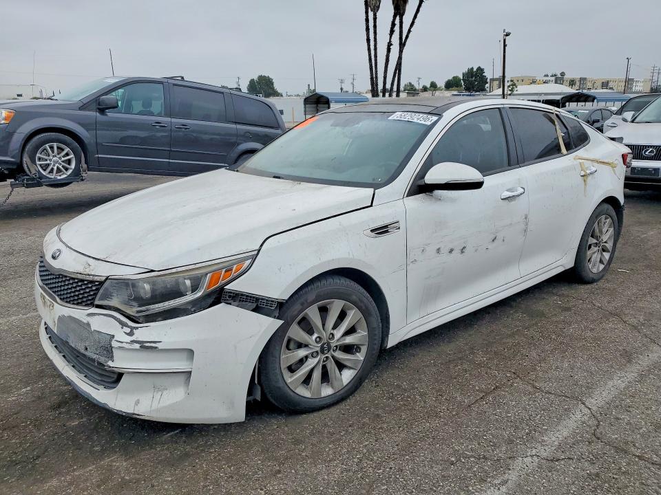 KIA OPTIMA 2017 with VIN 5XXGU4L33HG153675 - Photo from auction
