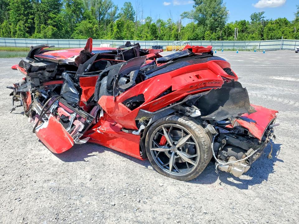 Photo 2 from auction – 2021 CHEVROLET CORVETTE with VIN 1G1YB2D47M5106128