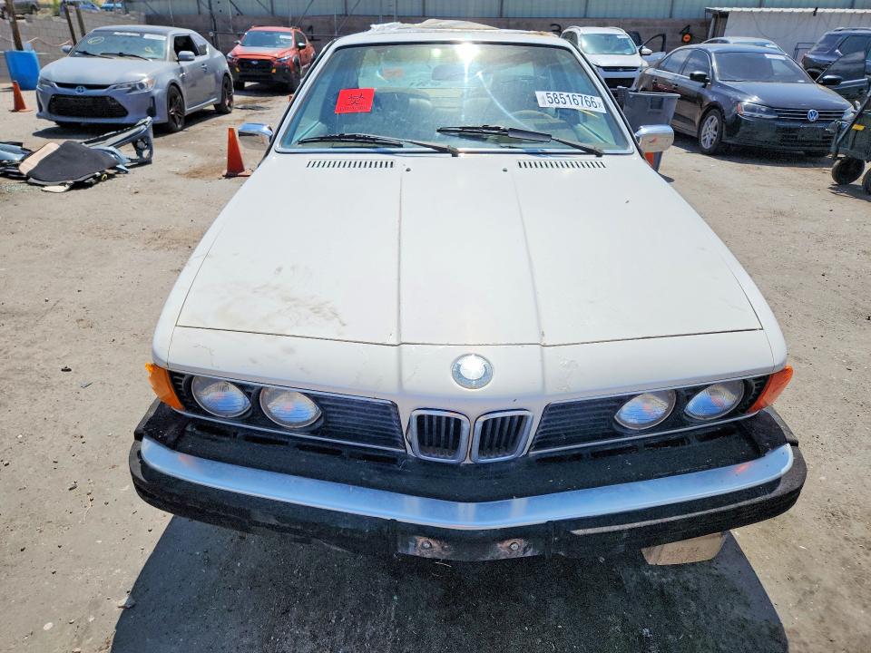 Photo 5 from auction – 1984 BMW 633 with VIN WBAEB8407E6996424