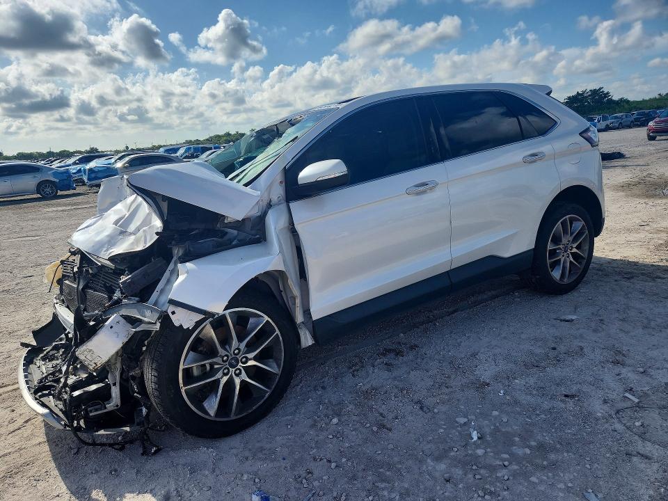 FORD EDGE 2015 with VIN 2FMPK3K85FBB25222 - Photo from auction