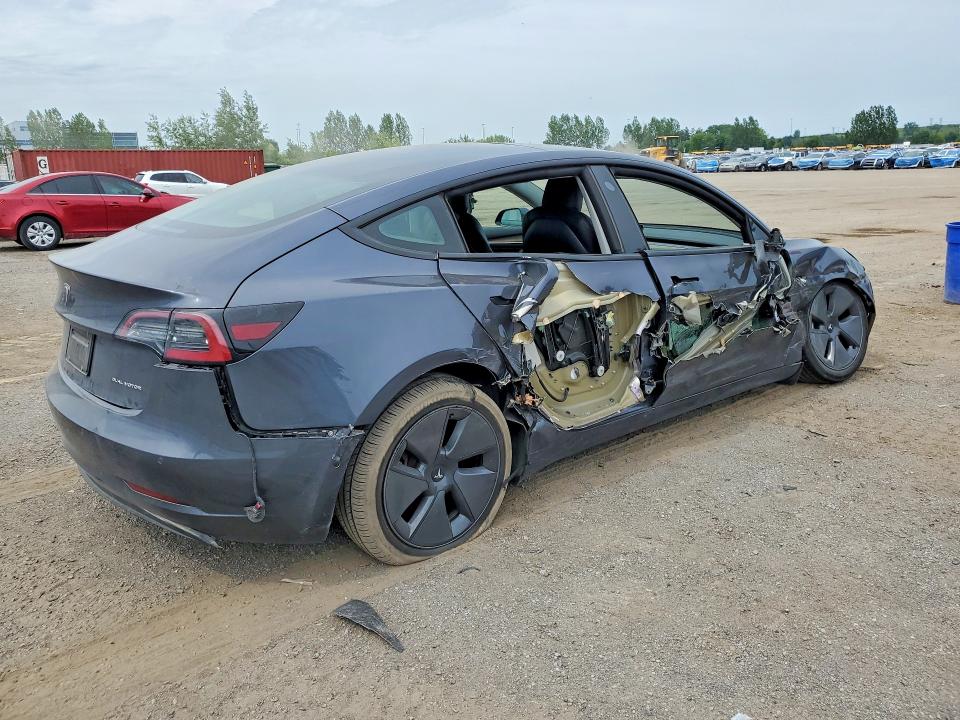 Photo 3 from auction – 2022 TESLA MODEL 3 with VIN 5YJ3E1EB0NF312357