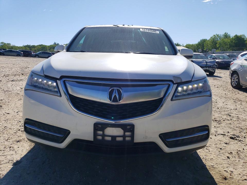 Photo 5 from auction – 2016 ACURA MDX with VIN 5FRYD4H24GB026471