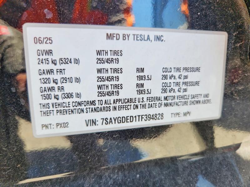 Photo 14 from auction – 2026 TESLA MODEL Y with VIN 7SAYGDED1TF394828