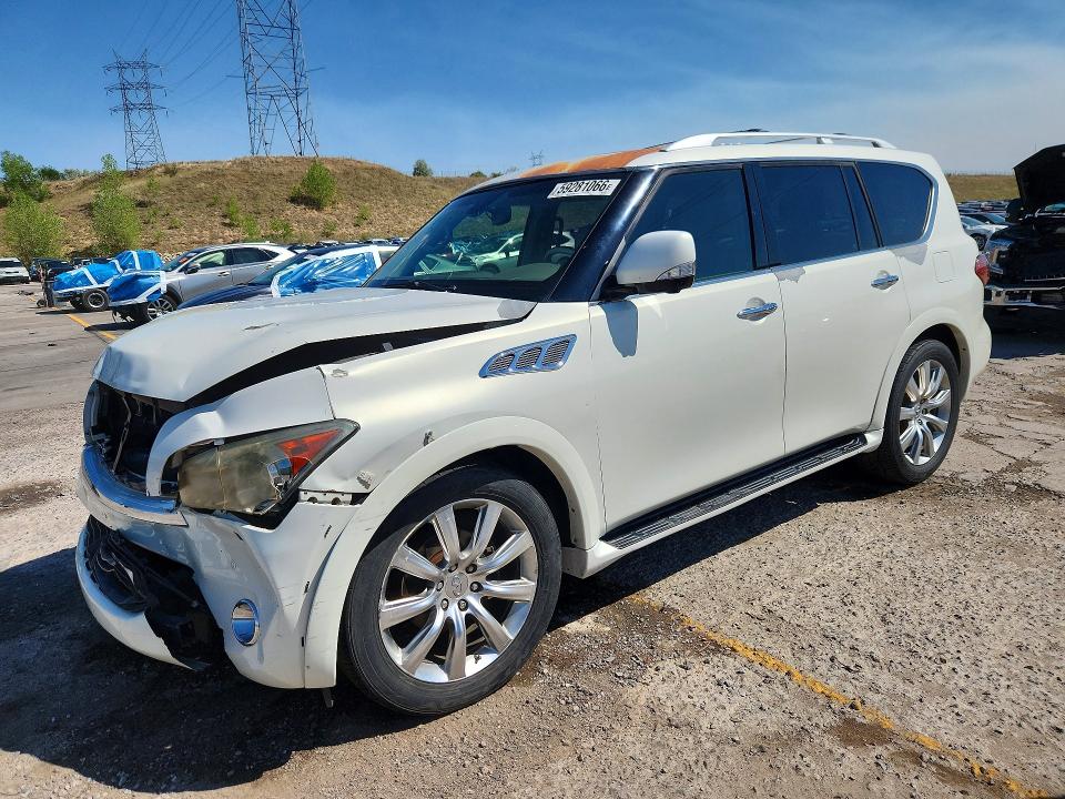 INFINITI QX56 2012 with VIN JN8AZ2NE7C9018963 - Photo from auction