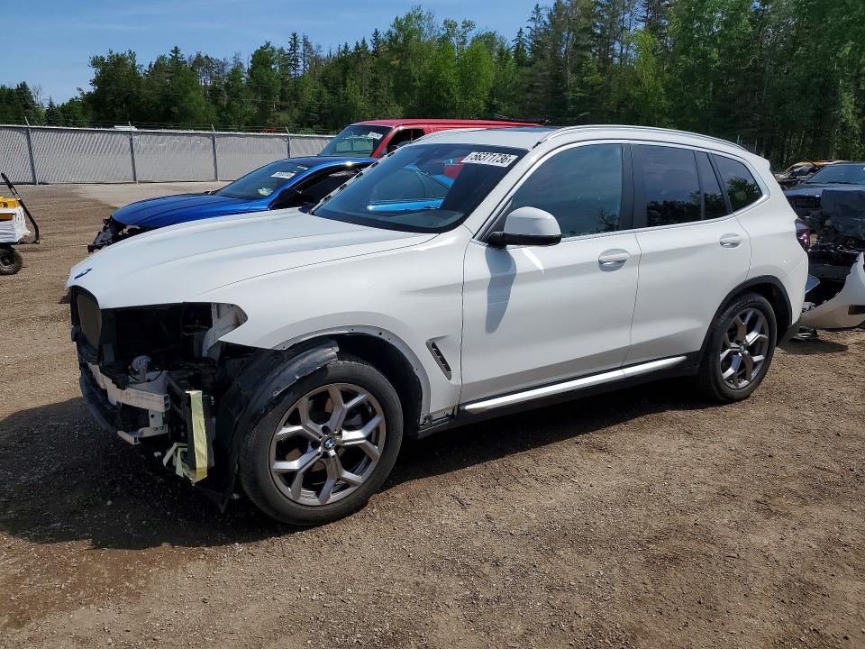BMW X3 2023 with VIN 5UX53DP04P9R59383 - Photo from auction